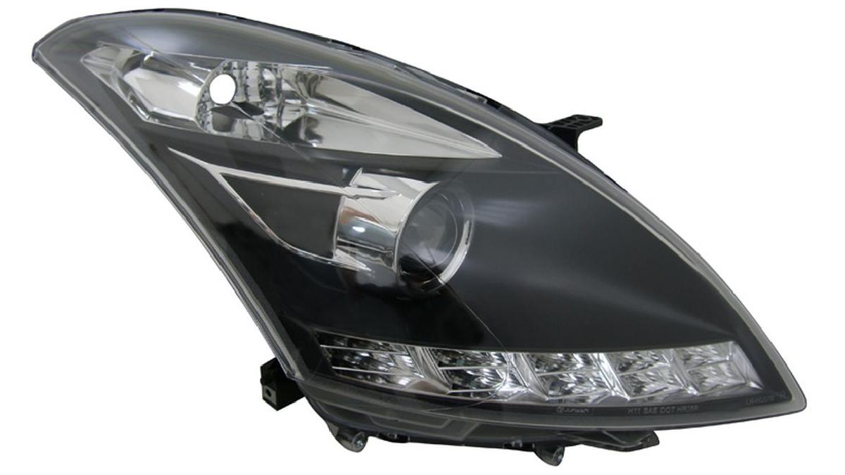 Set+de+phares+look-diurnes+sur+mesure+pour+Suzuki+Swift+YP6+excl.+Sport+2010-+-+Noir